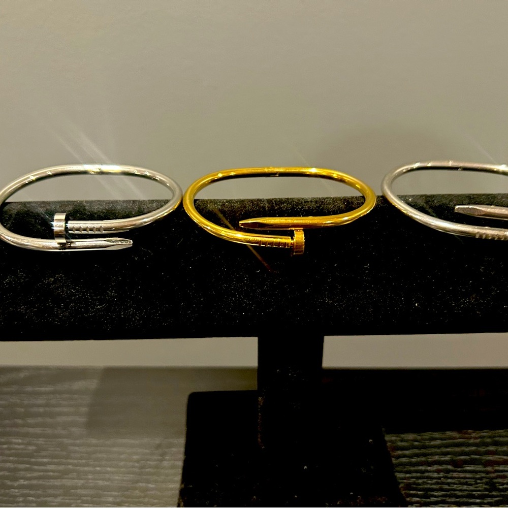 Titanium Gold Bracelet for women